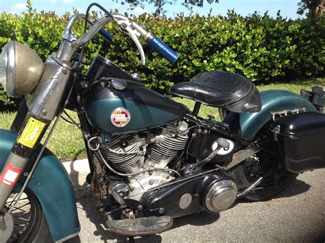 From the moment the first model rol. Video Original 57 FLH Panhead Pan Head FL EL Hydra Glide ...