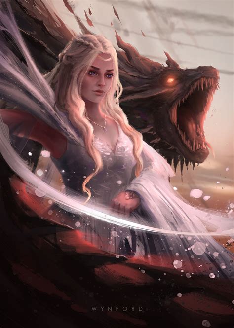 Artstation Daenerys Gavin Wynford Daenerys Targaryen Art Targaryen Art Game Of Thrones Art