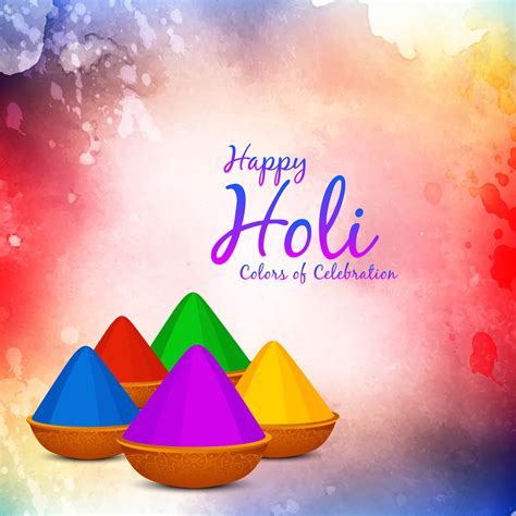 Abstract Happy Holi Festival Greeting Background 343574 Vector Art At