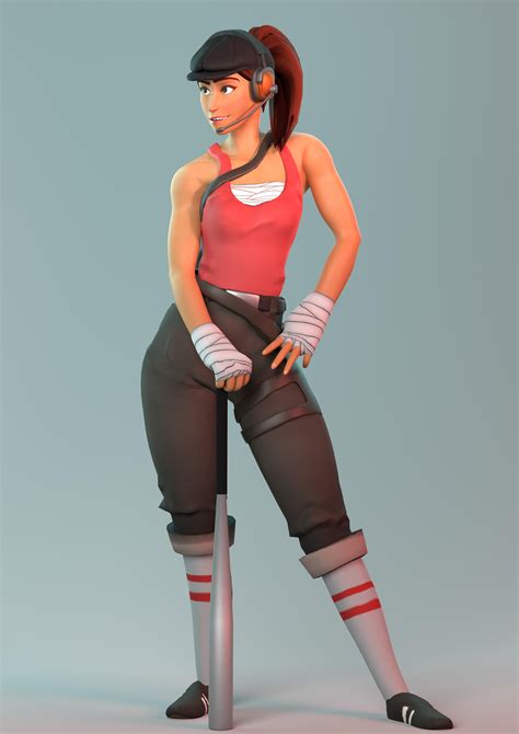 Another Blender Render Of The In Progress Revitalized Femscout Any And All Critique Is