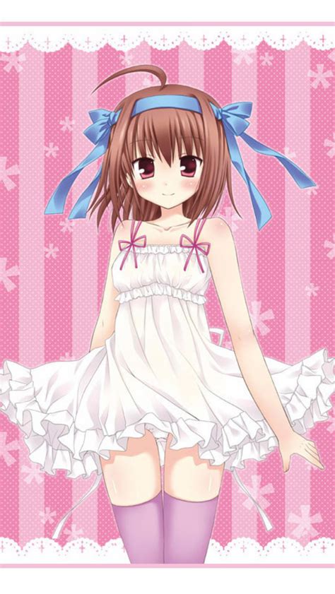 Cute Anime Girl White Dress Iphone 6 6 Plus And Iphone 5