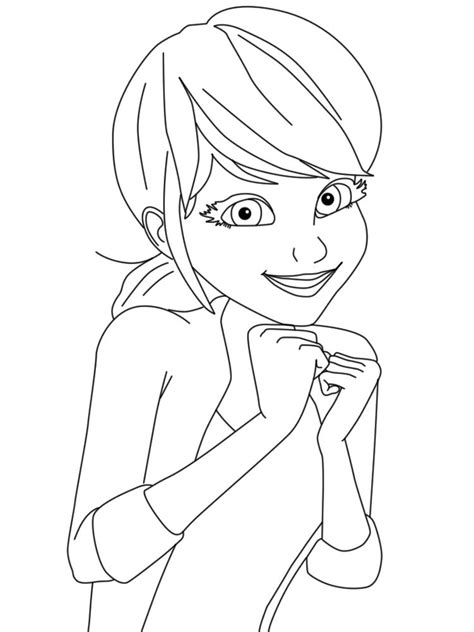 By best coloring pagesaugust 12th 2013. Marinette Coloring Pages to download and print for free