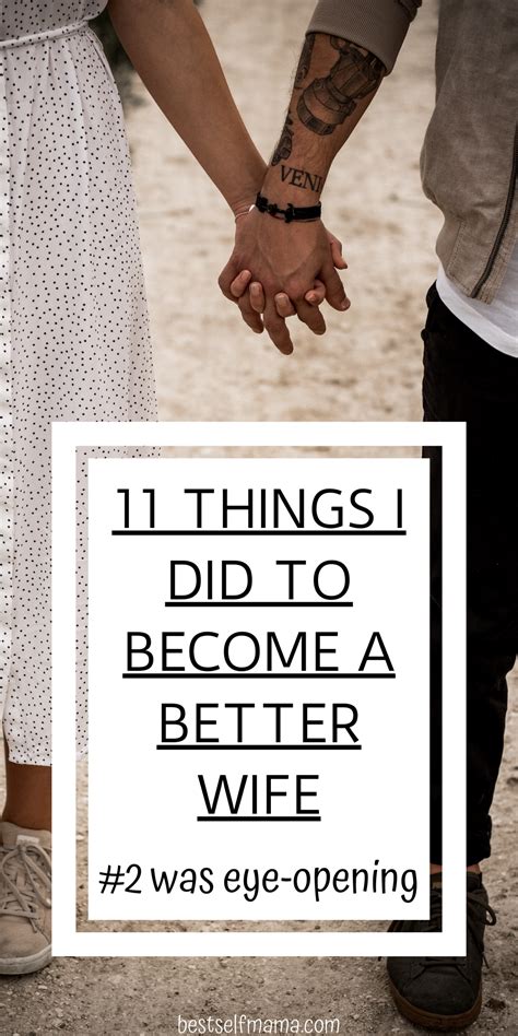 Things I Did To Become A Better Wife Happy Marriage Good Wife