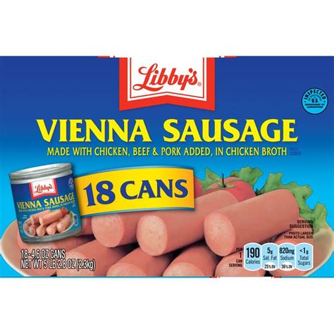 Libby Vs Armour Vienna Sausage All Information About Healthy Recipes