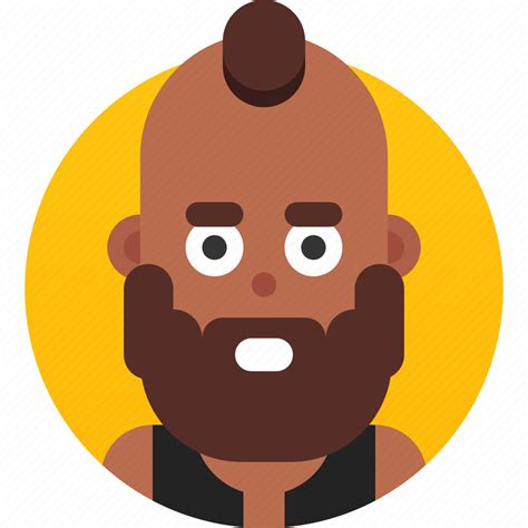 African American Avatar Face Head Emoji Profile User Icon