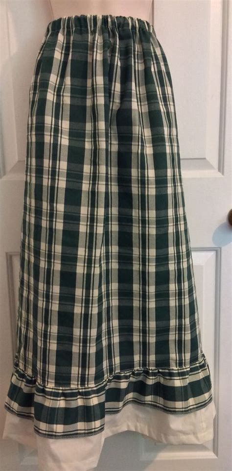 M L Colonial Prairie Skirt Pioneer Trek Colonial Reenactment Skirt