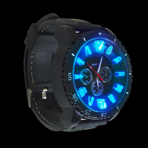 Led Watch Light Up Colour Change Male Female Accessory Sporty Ebay