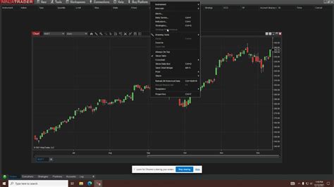 Sample Moving Average Trading Strategy Using Ninjatrader 8 Youtube