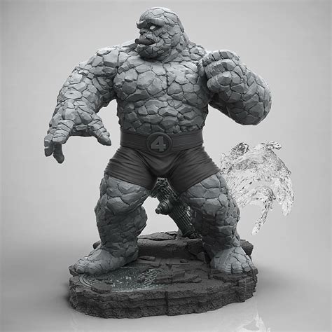 Ben Grimm Thing Custom Polystone Kit Jcg Marvel Statues