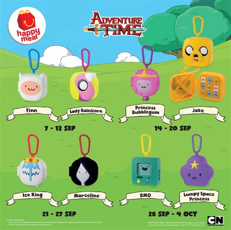Mcdonald's mauritius values all kid's demands and always does everything in their possibility to treat their order with all care and consideration they merit. McDonald's Malaysia adds Adventure Time to its Happy Meal ...