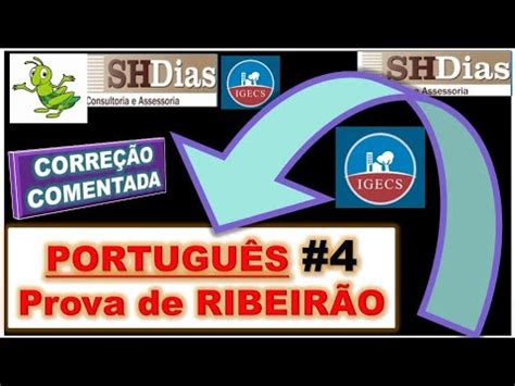 20 Questões de Português Correção da Prova de Ribeirão 2023 Banca IGECS