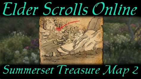 Summerset Treasure Map Elder Scrolls Online Eso Youtube