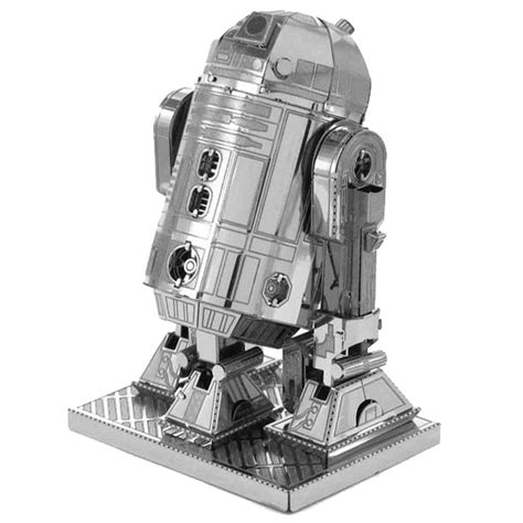 Fascinations Metal Earth Model Kit Star Wars R2 D2 Silver