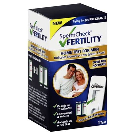 Spermcheck Fertility Home Sperm Test Ebay