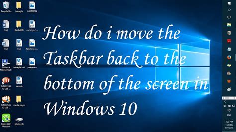 Taskbar Missing On Windows 10 How To Get Windows 10 Taskbar Back 2020