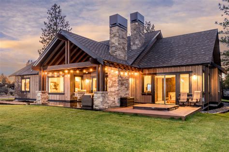 Luxurious And Modern Craftsman Style Woodsy Home In Bend Oregon Rustic Exterior Other By