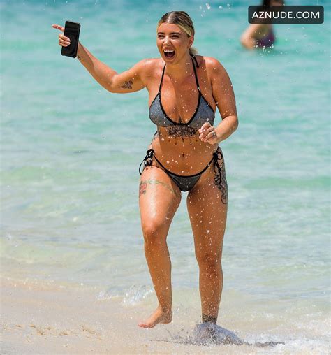 olivia buckland shows off her bikini body during her vacation in barbados aznude