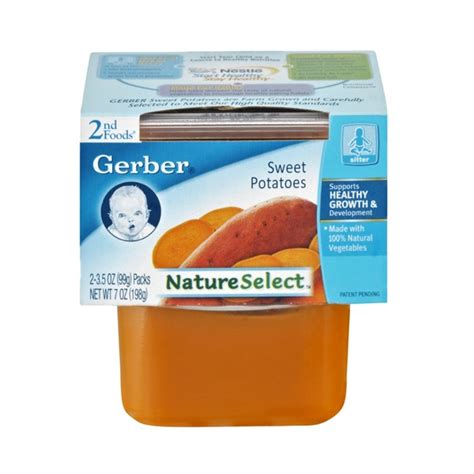 Gerber Nature Select 2nd Foods Sweet Potatoes 2ct 4 Oz From Cvs