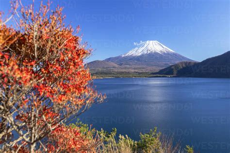 Mount Fuji Unesco World Heritage Site And Lake Motosu Yamanashi