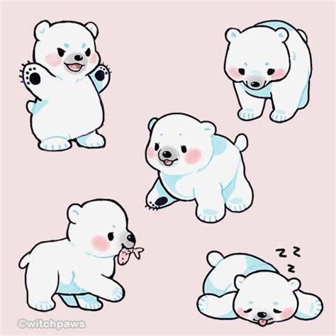 Polar Bear Cute Drawing At Explore Collection Of