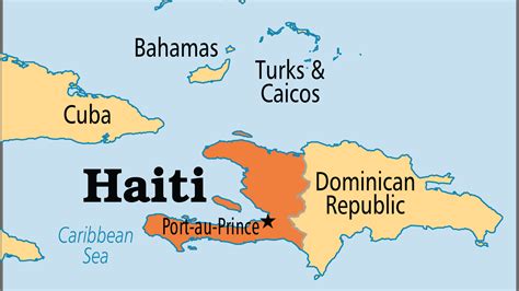 Haiti States Map