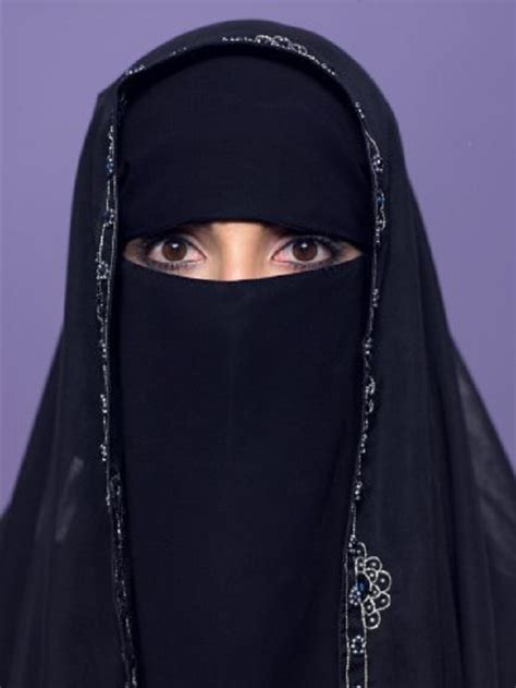 Young Woman Wearing Hijab Portrait Close Up Arab Women Dubai Uae