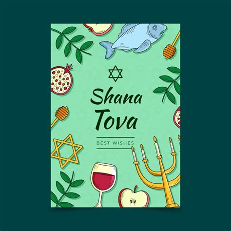 no caption, happy new year, l'shanah tovah, autumn blessings, happy autumn, happy birthday, happy anniversary, congratulations, our family is growing, have a peaceful day, thinking of you, with sympathy, thank you, get well soon, just. Free Vector | Shana tova greeting card design