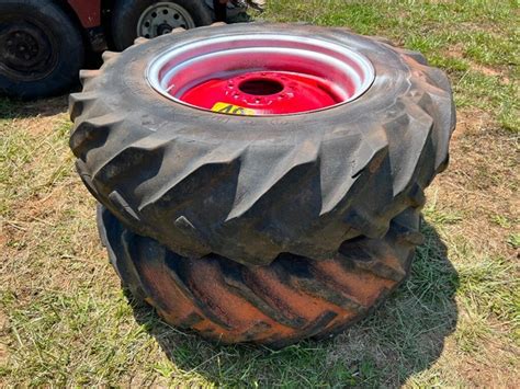 2 Tractor Tires And Rims For Allis Chalmers Lot 49 Equipment
