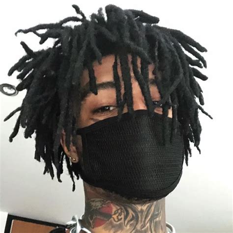 Black Mouth Mask Worn By Scarlxrd On His Instagram Account Scarlxrd Spotern