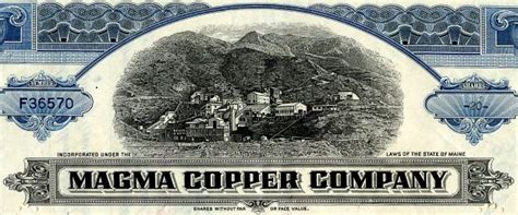 Quickly manage the movement and reporting of digital assets between trading accounts and secure offline storage from one simple place. Magma Copper Company - Maine 1929