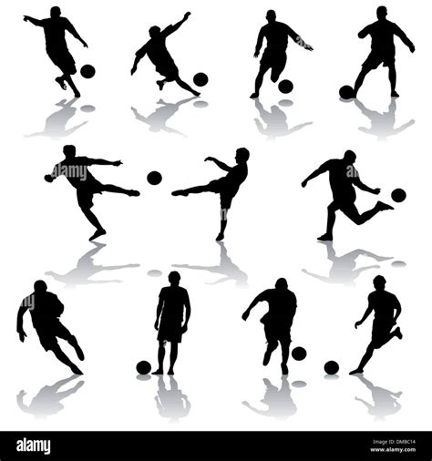 Sport Football Soccer Training Players Stock Vector Images Alamy