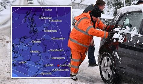 Uk Snow Forecast Brutal 10c Icy Grip To Freeze Britain In Days As