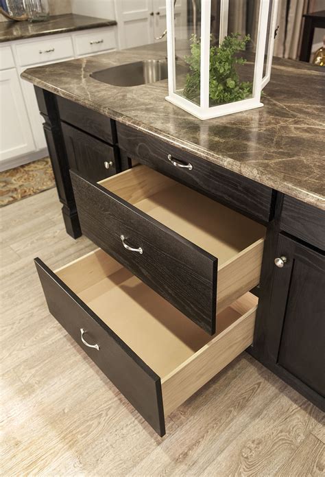 From increasing cabinet space and housing certain appliances, to becoming the new focal the extra cabinet space will be ideal for additional doors and/or drawers. Pots & Pans Drawers in #Kitchen Island | Cheap kitchen ...