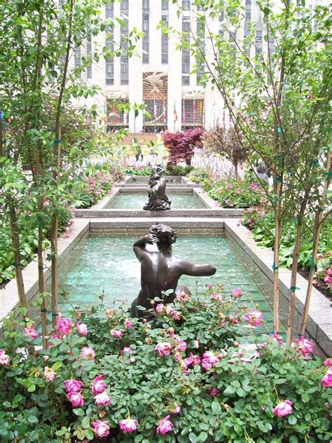 Channel Gardens Rockefeller Center Lugares Hermosos Paisajes
