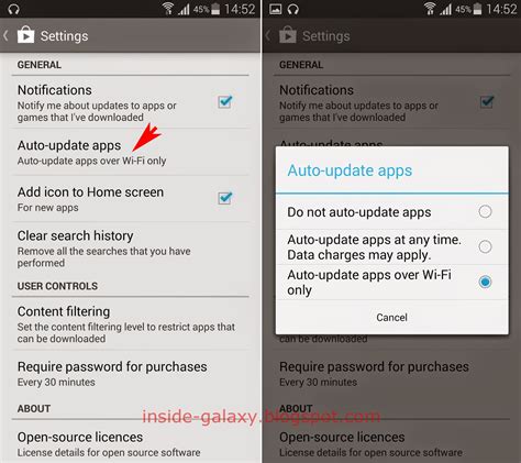 Inside Galaxy Samsung Galaxy S5 How To Update Applications In Android 4 4 2 Kitkat