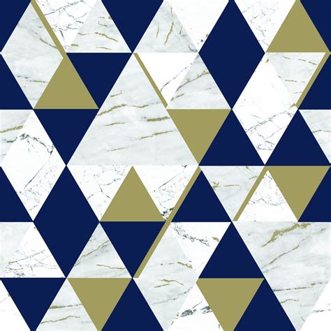 House Of Alice Onyx Marble Metallic Wallpaper Navy Blue Gold H980565 Wallpaper From I Love