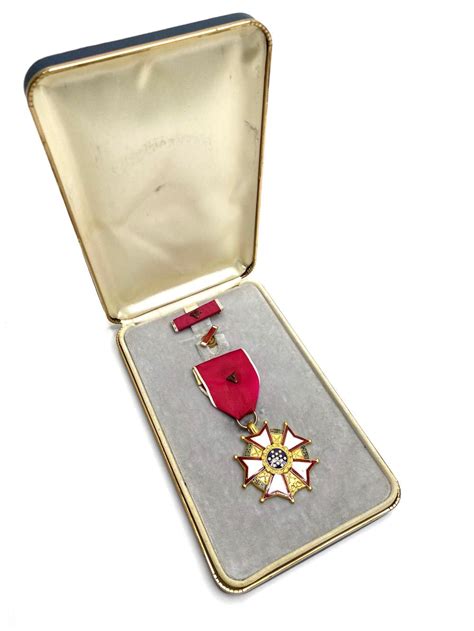 Sold At Auction Us Wwii Legion Of Merit Medal In Box