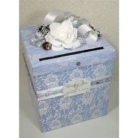 After the wedding, store all your mementos such as your wedding garter and ceremony program inside the card box. Money Box For Wedding Ideas