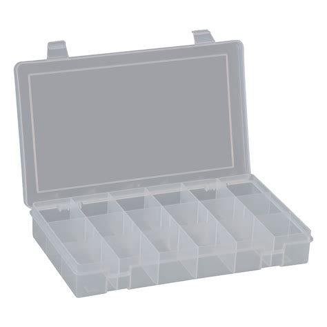 Small Plastic Compartment Box 18 Openings Durham Manufacturing