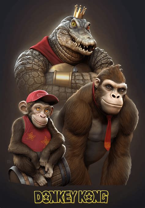 Realistic Donkey Kong By Raf Grassetti Donkeykong