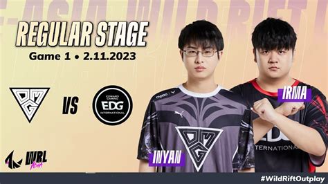 OMG Vs EDG Game 1 Bo3 Regular Stage WRL Asia 2023 Season 2