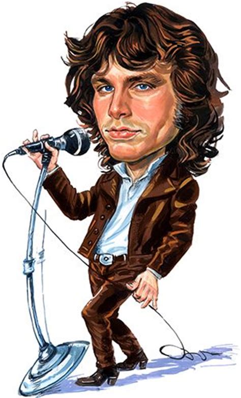 Jim Morrison Cartoon Cartoons And Caricatures Pinterest