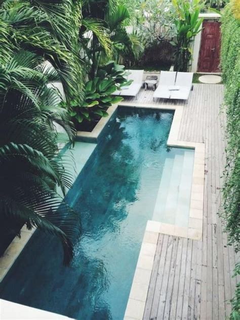 25 Awesome Narrow Pools Design For The Solids Spaces Small Pool