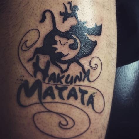 40 Inspiring Hakuna Matata Symbol Tattoos And Its Meaning