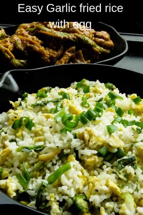 Make use of any leftover rice and make the easiest Garlic ...