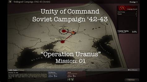 Uofc Stalingrad Campaign Mission 1 Operation Uranus Youtube