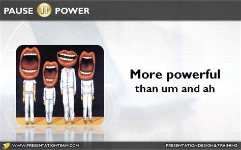 Pause Power Making Your Speeches Sound More Professional