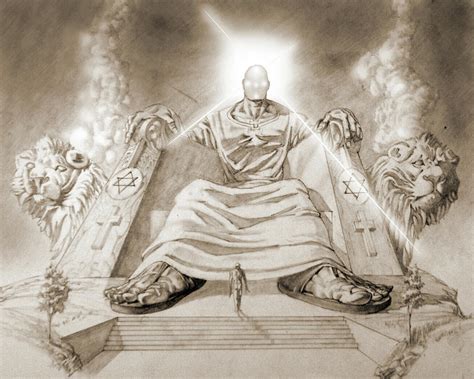 Jehovah On His Throne Drawing By James Robinson Pixels