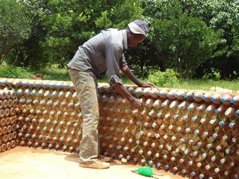 How To Reuse Of Plastic Bottles In Construction Plastic Bottles Bottle Wall Construction