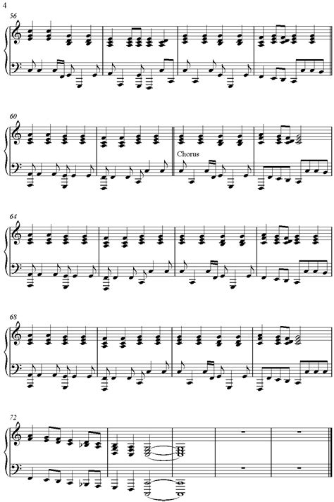 Partitura Para Piano De Let It Be The Beatles Partituras De Piano